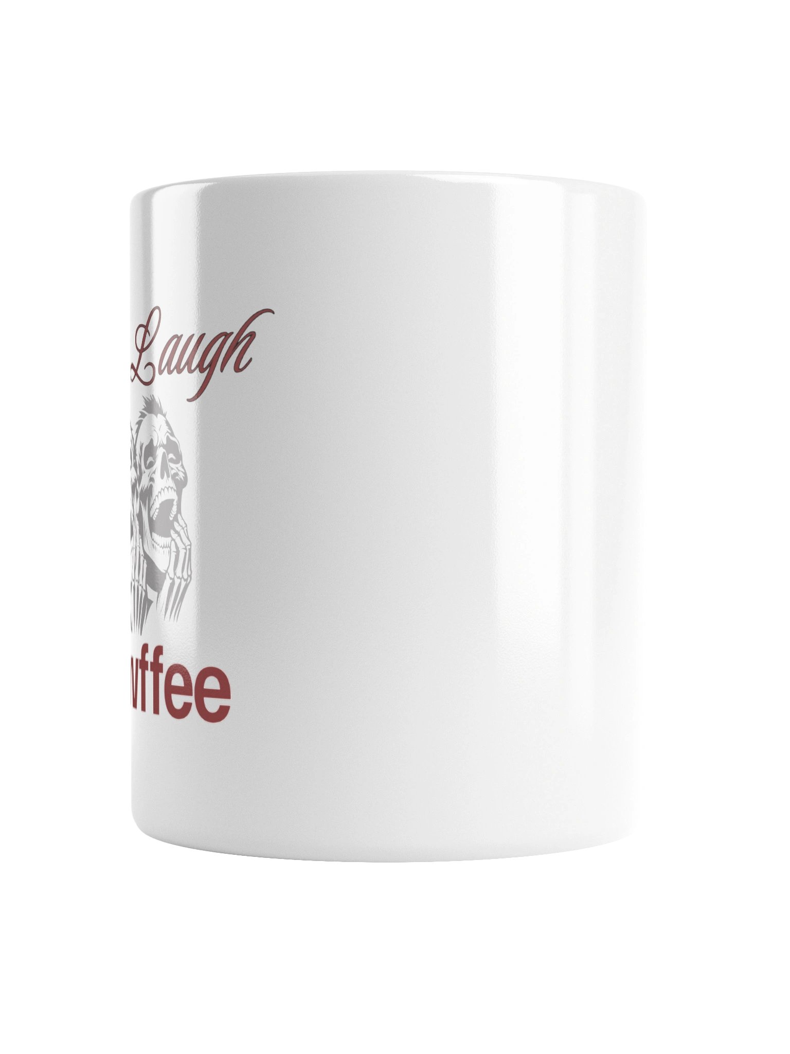 Live Laugh Cawfee White Glossy Mug product image (2)