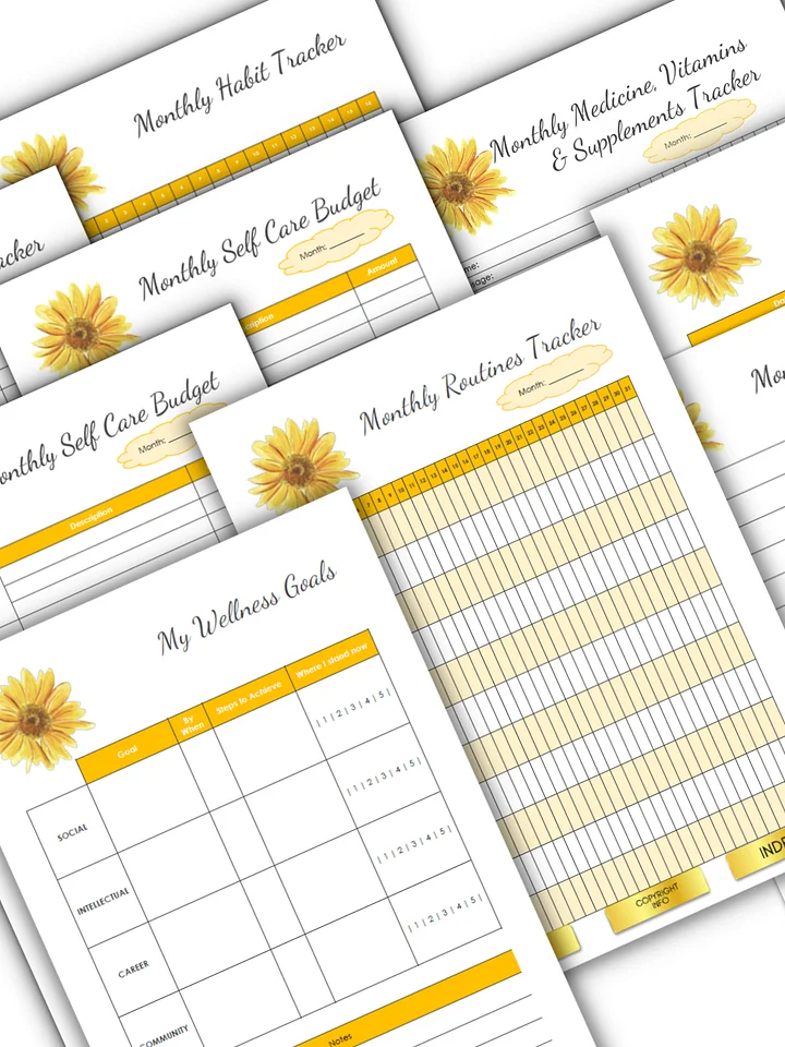Digital Self Care Planner product image (2)