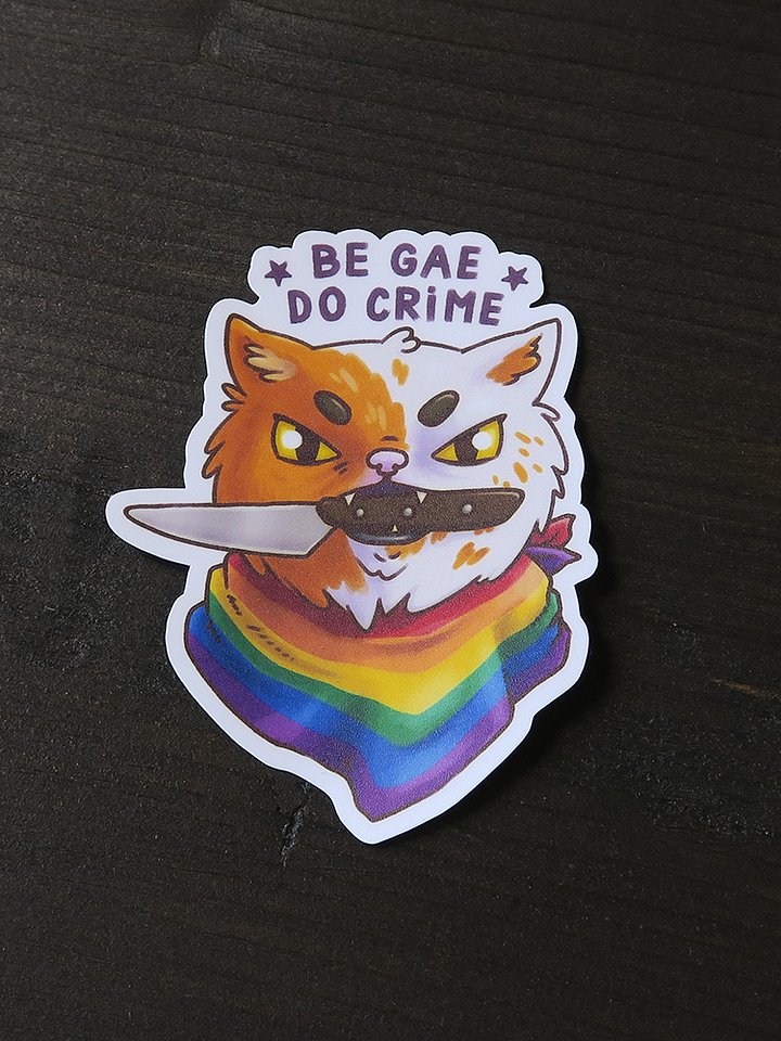 sticker : be gae do crime product image (2)