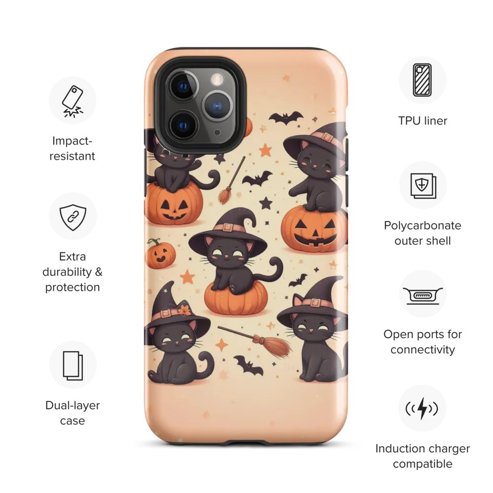 Witchy Black Cats iPhone® Tough Case product image (28)