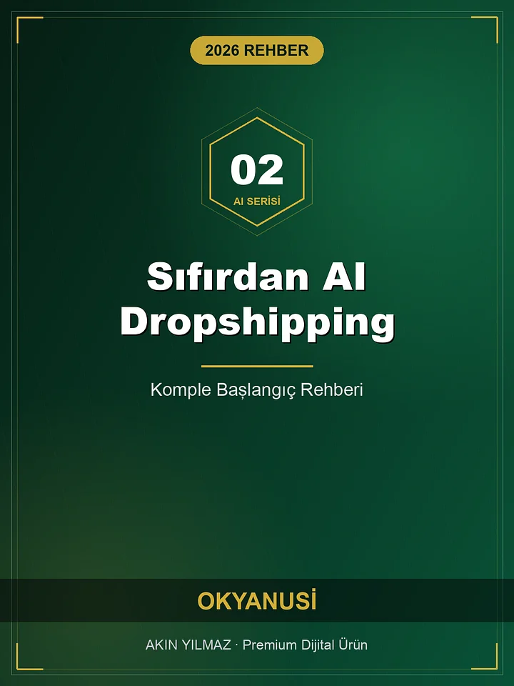 AI ile Sıfırdan Dropshipping — 2026 Komple Başlangıç Rehberi product image (1)