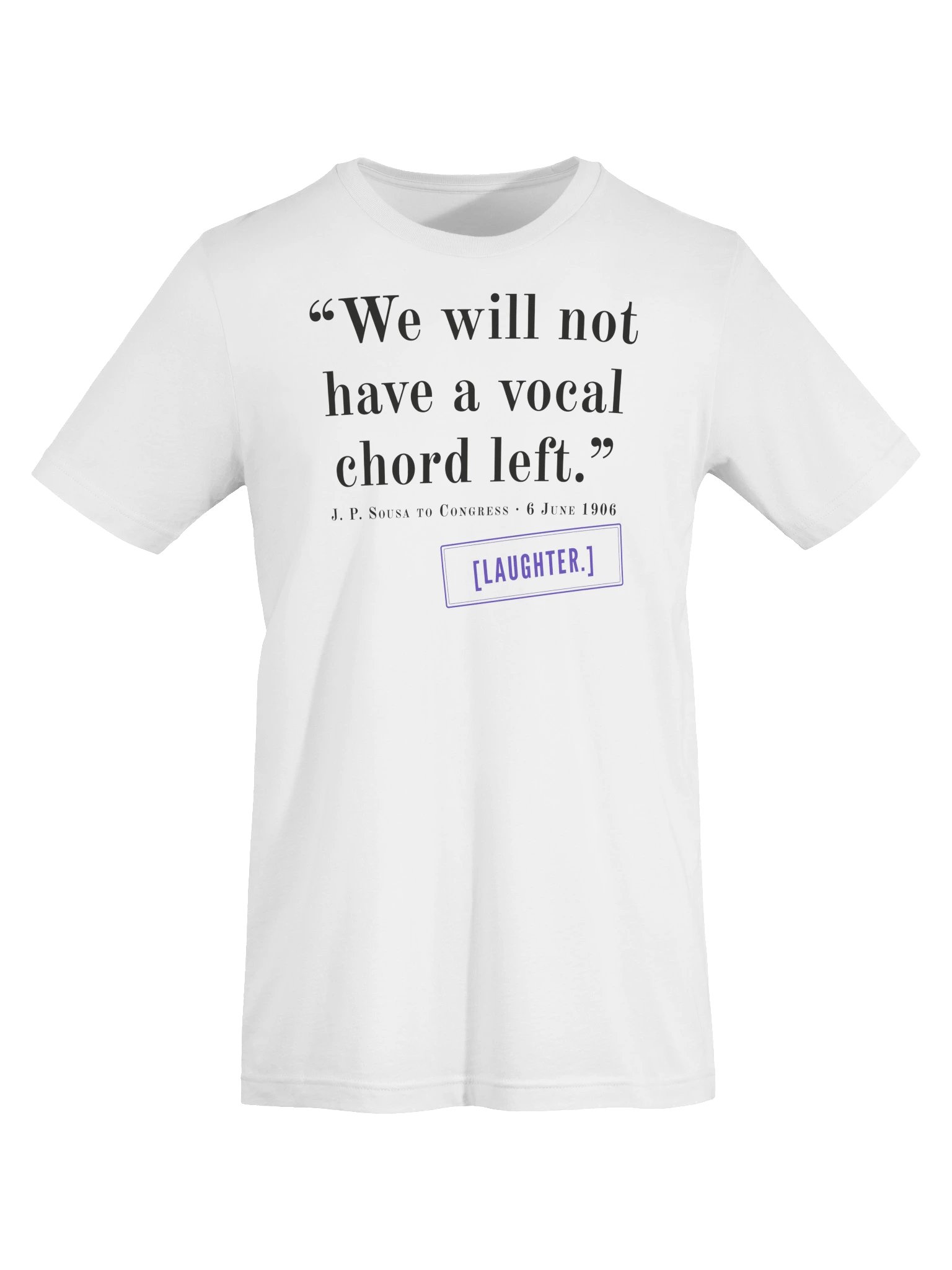 Vocal Chord (Laughter) Tee (light colours) product image (13)