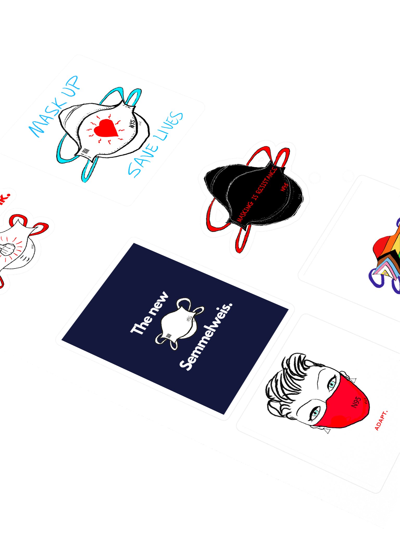 Masking Is Hot sticker pack product image (2)