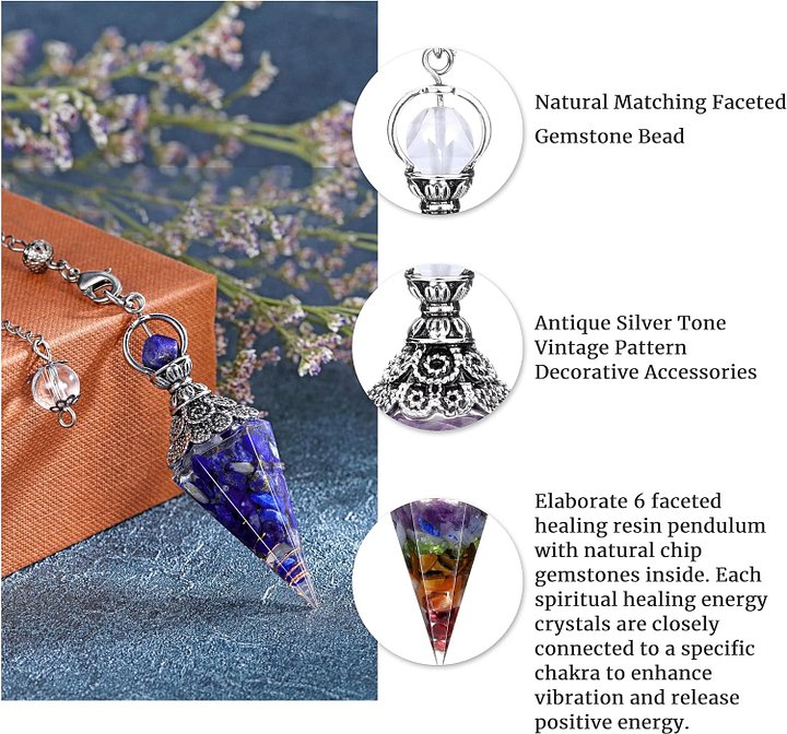 Vintage Lapis Lazuli Pendulum product image (2)