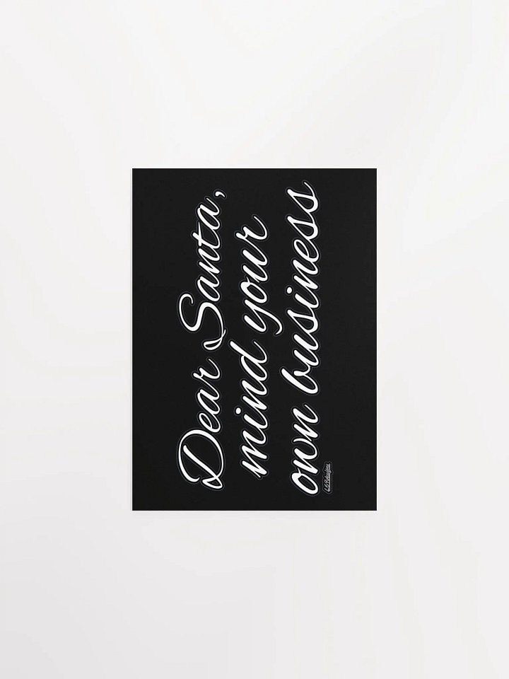 DEAR SANTA, MIND YOUR OWN BUSINESS product image (1)