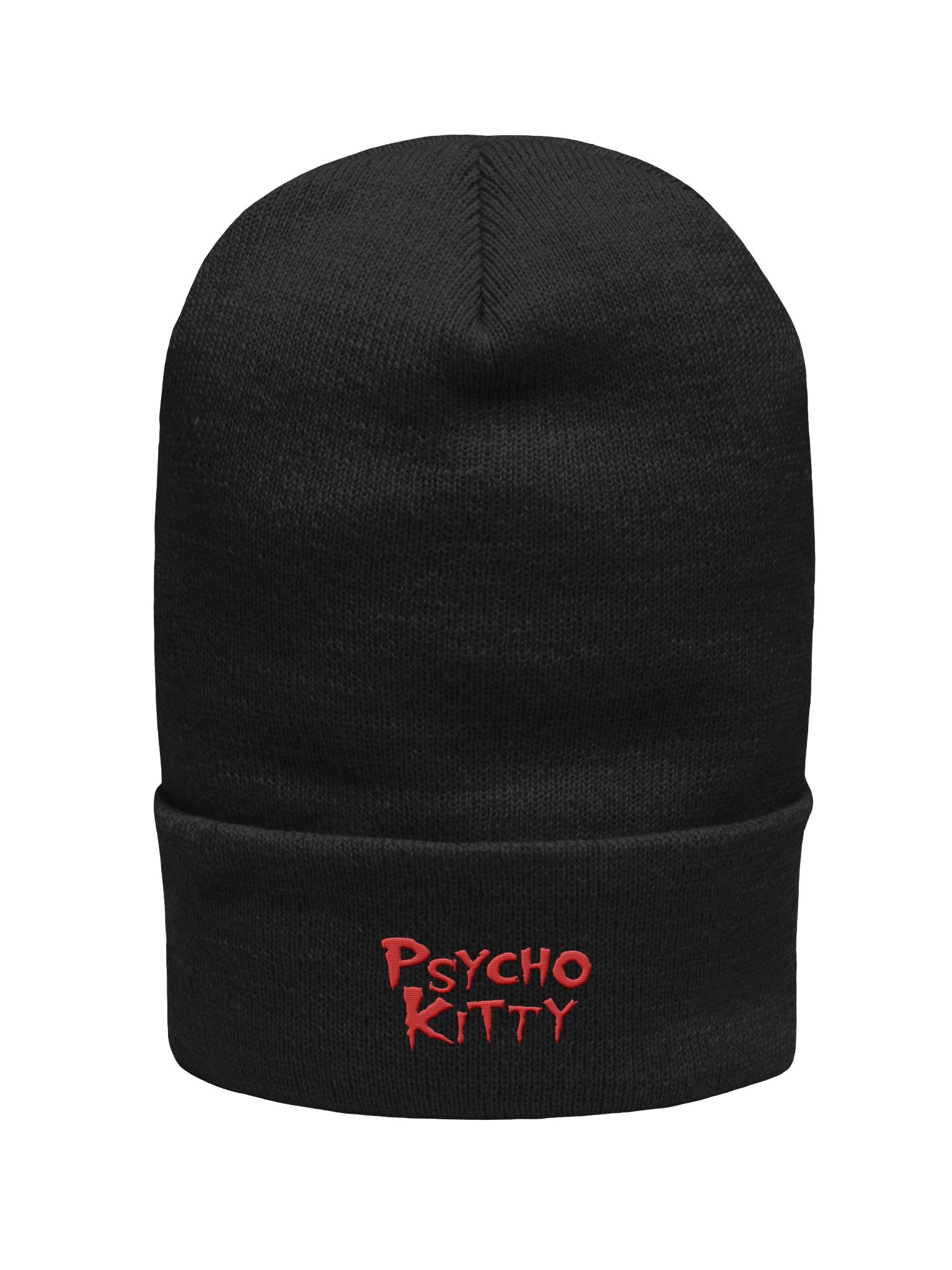 Psycho Kitty Cuffed Beanie product image (1)