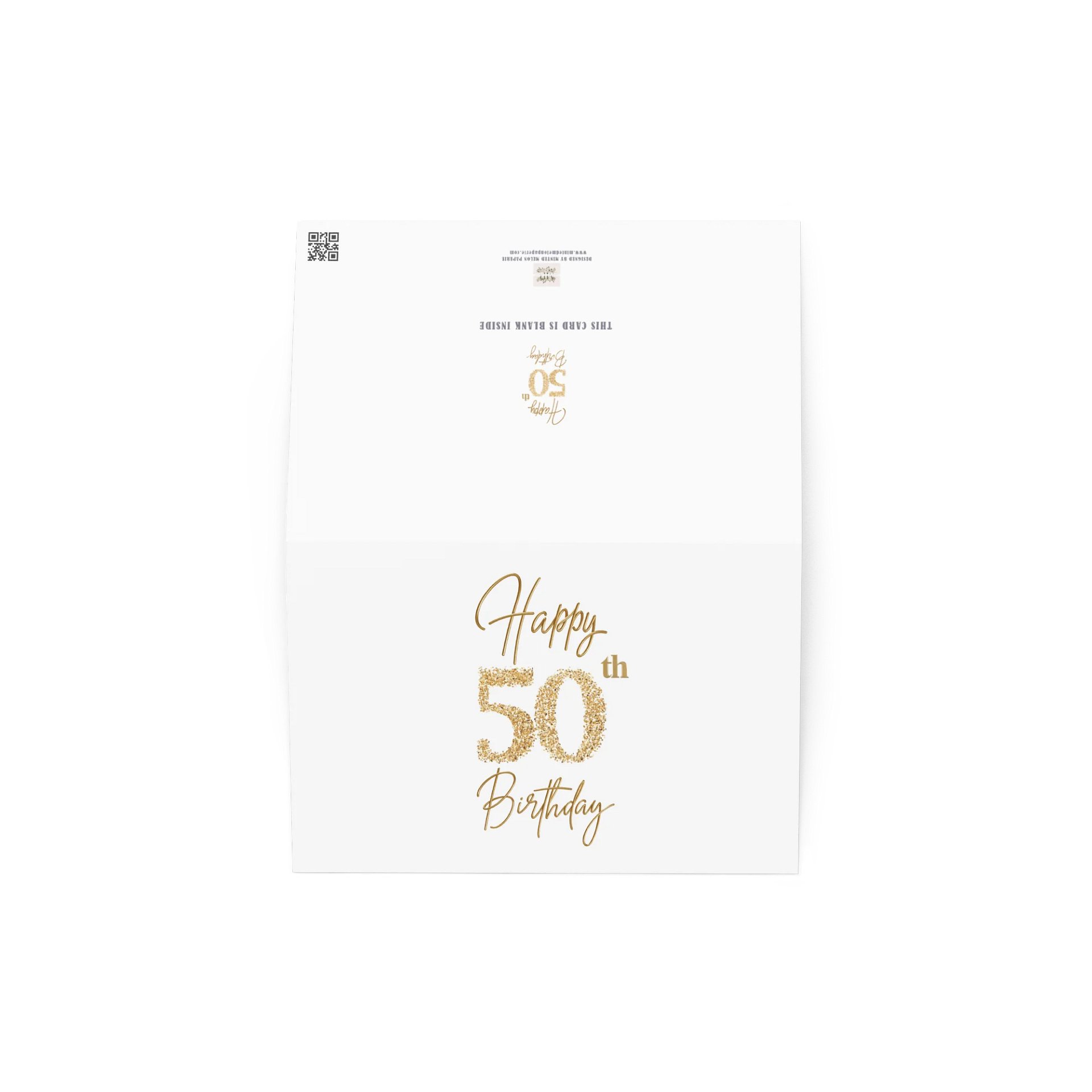 Gold Glitter Happy 50th Birthday product image (3)