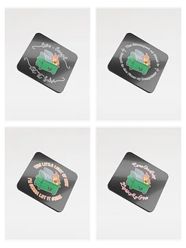 Dumpster Fire Coaster Bundle