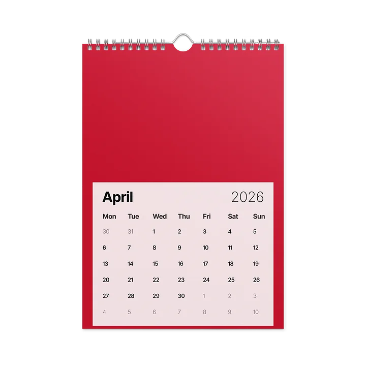 MADONNAROX: CALENDAR (RED) product image (1)