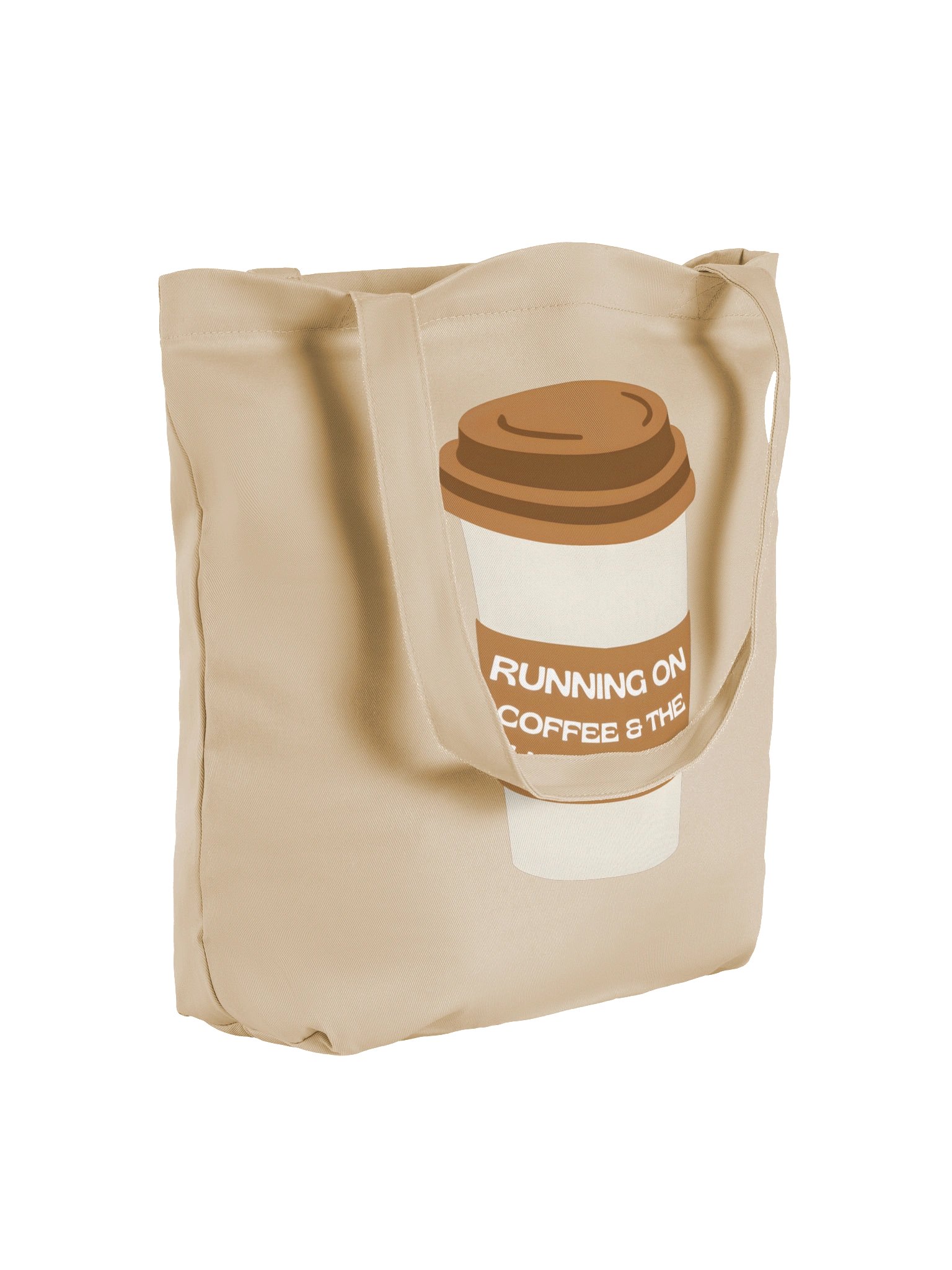 Running on Coffee & the Holy Spirit Tote Bag product image (4)