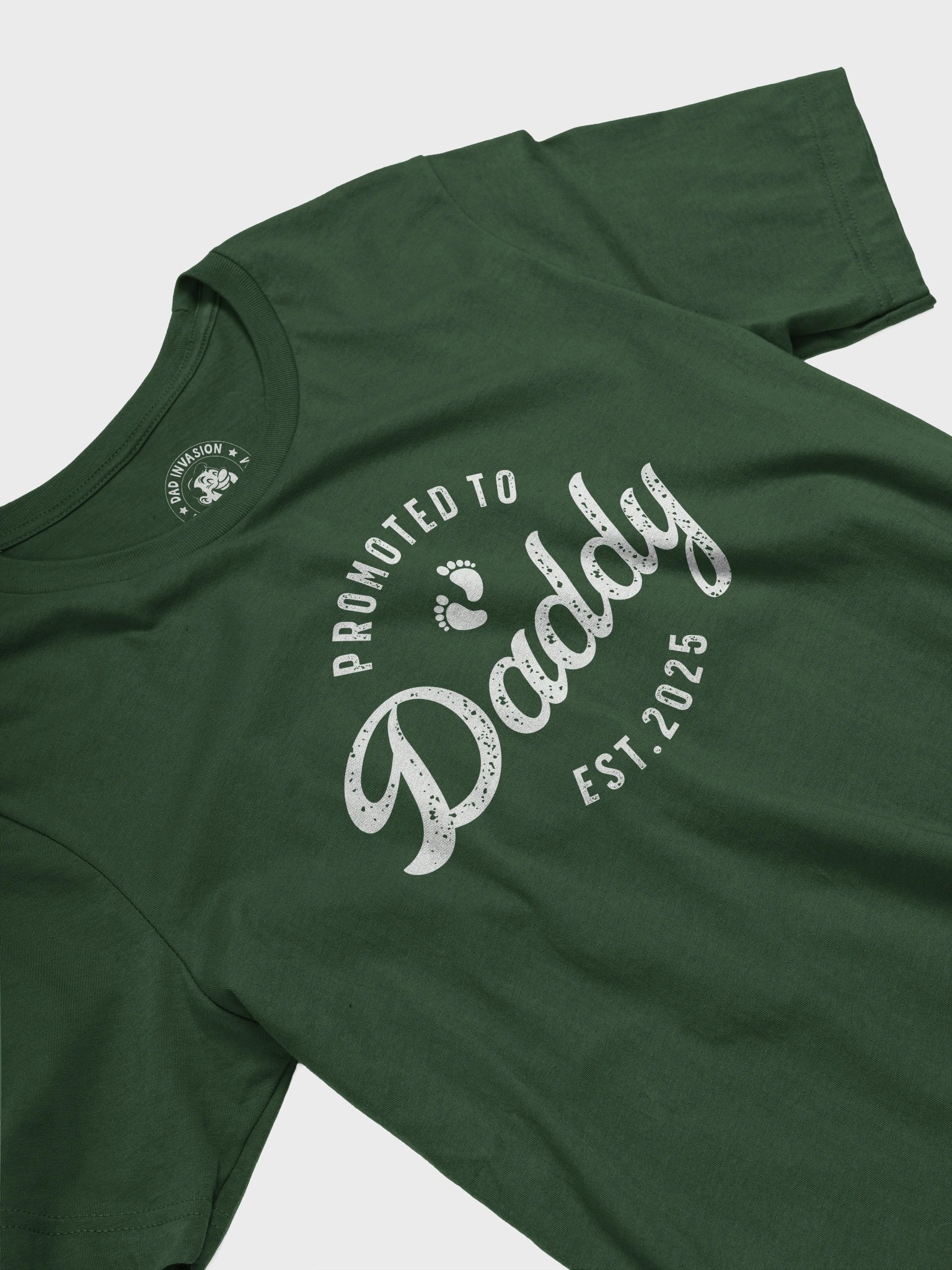 Promoted to Daddy EST. 2025 - New Dad T-Shirt product image (2)