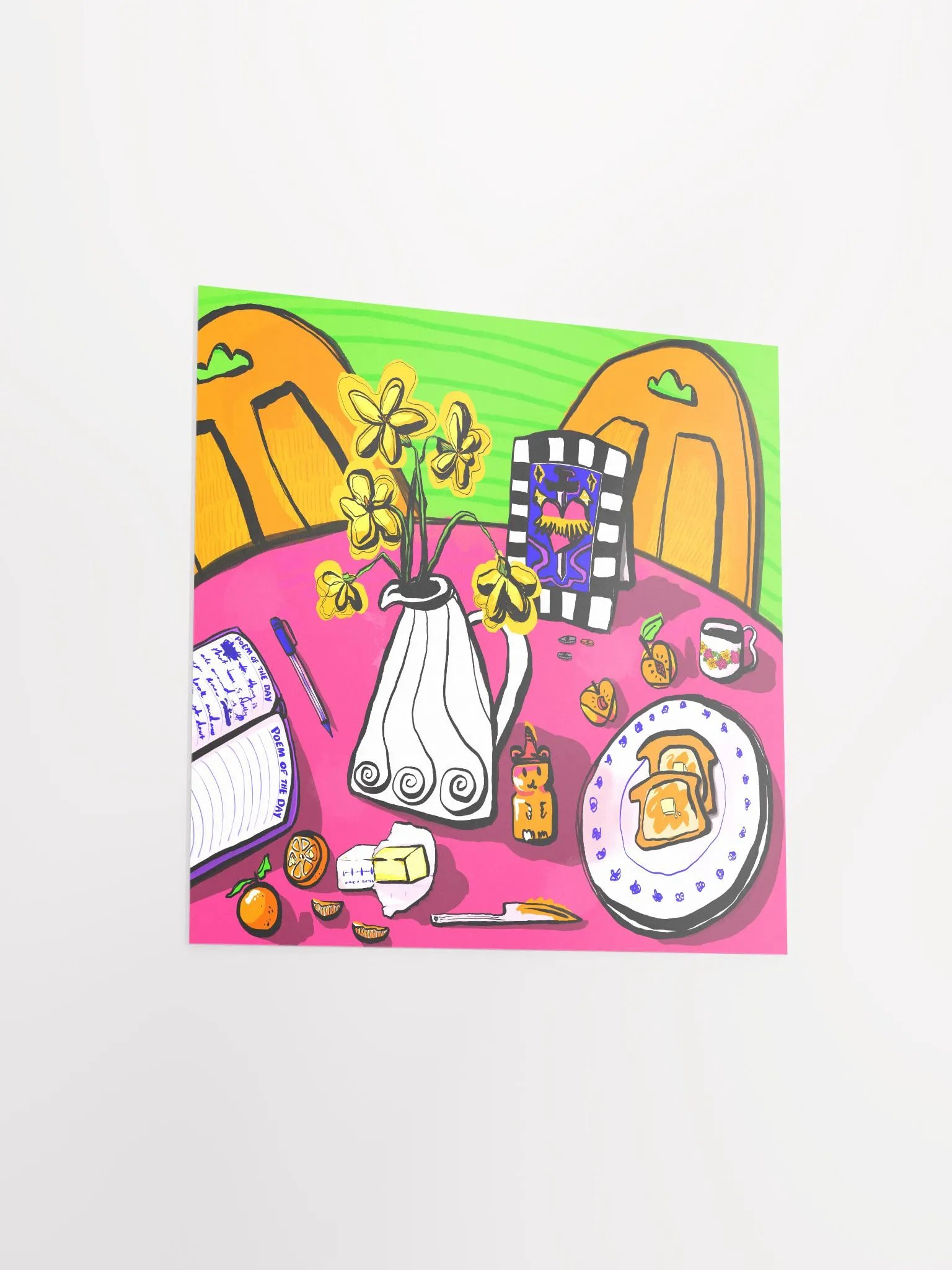 Writer's Breakfast Art Print product image (3)