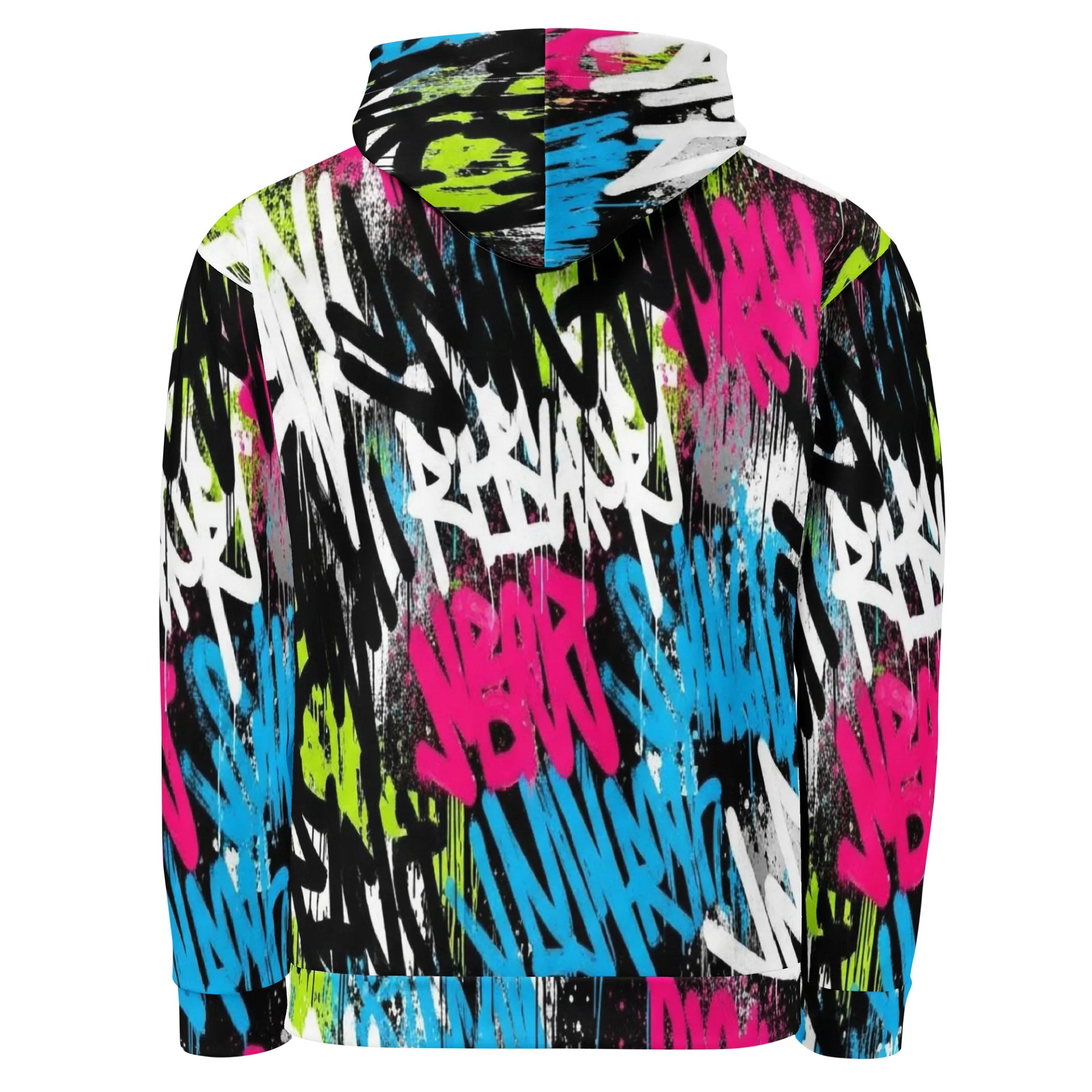 Color Clash Graffiti Hoodie product image (7)