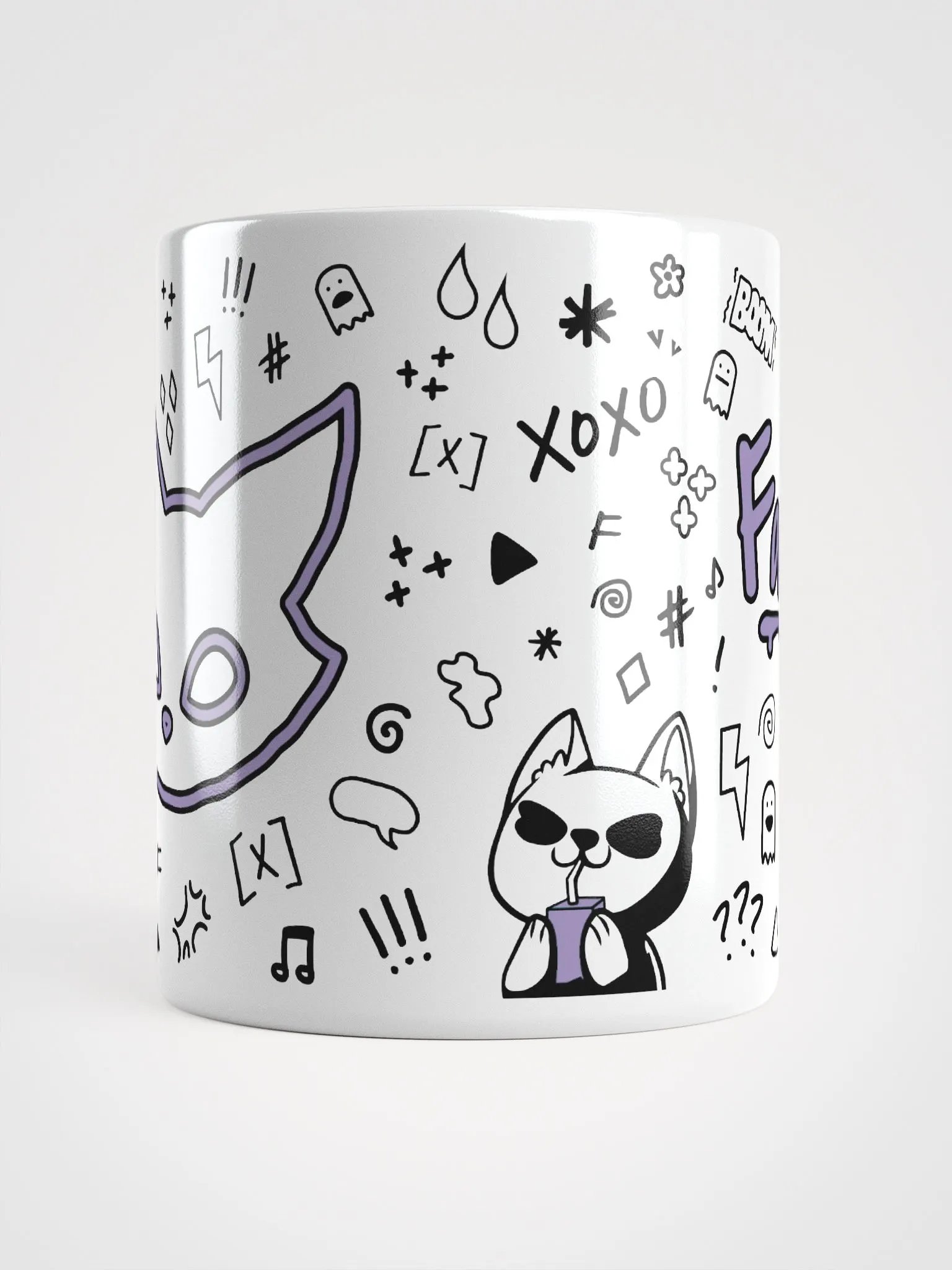 Fana Tasse Weiß Lilac product image (5)