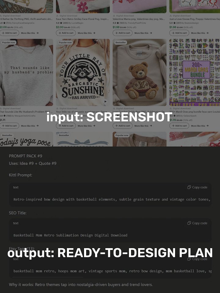 Sip & Sell Research - Etsy Design Research + Prompt Generator (Custom GPT) product image (2)