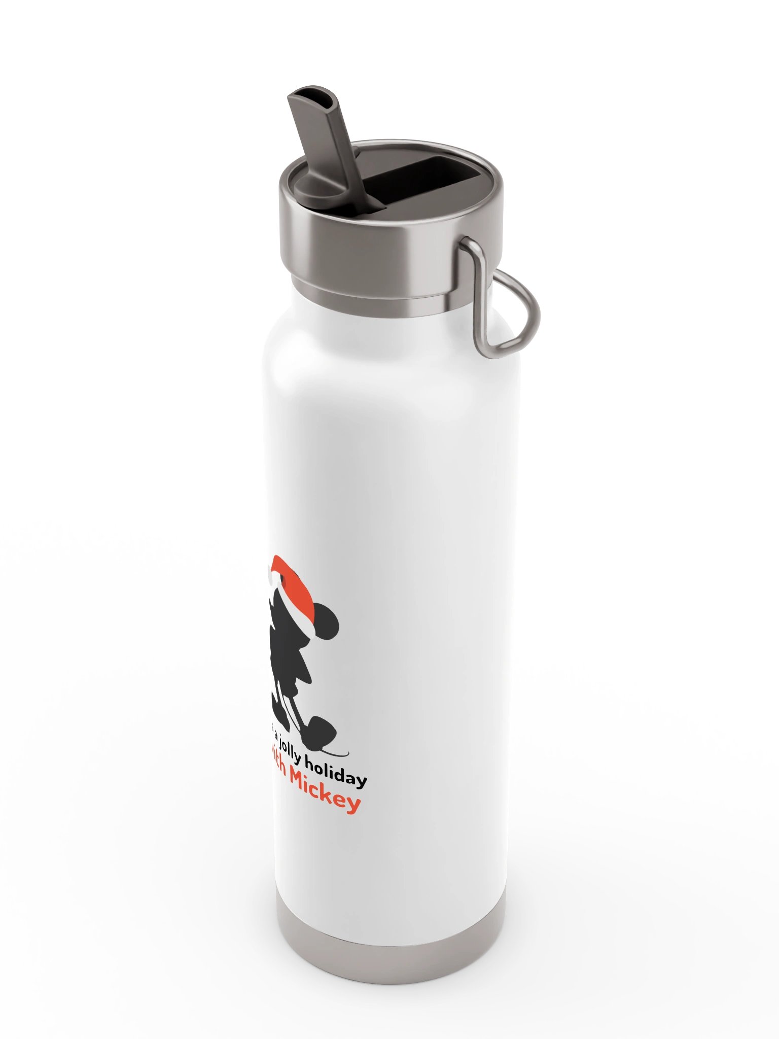 Disney Jolly Holiday with Mickey Insulated Water Bottle with Straw product image (6)