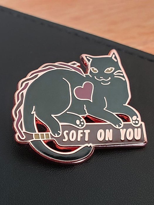 SOFT ON YOU Enamel Pin product image (1)