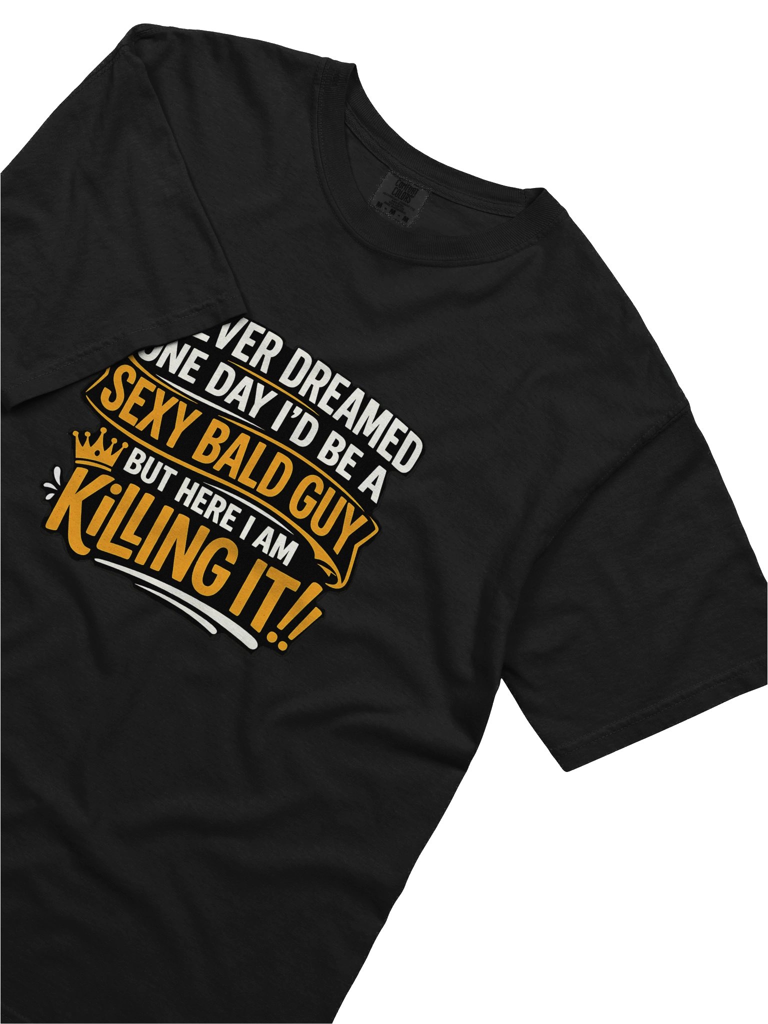 Sexy Bald Man "Killing It" Graphic Tee product image (2)