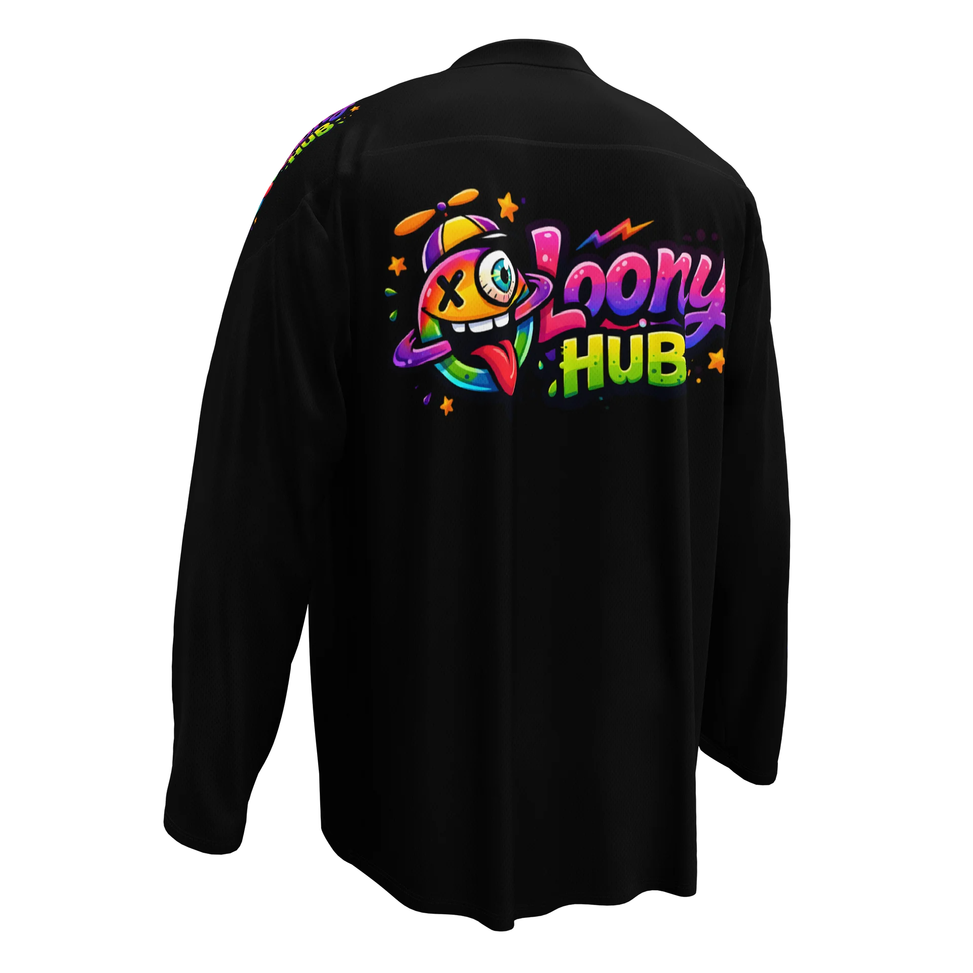 LIMITED EDITION - CNX Core All-over print Unisex Long Sleeve Tee — LoonyHub 001 product image (4)