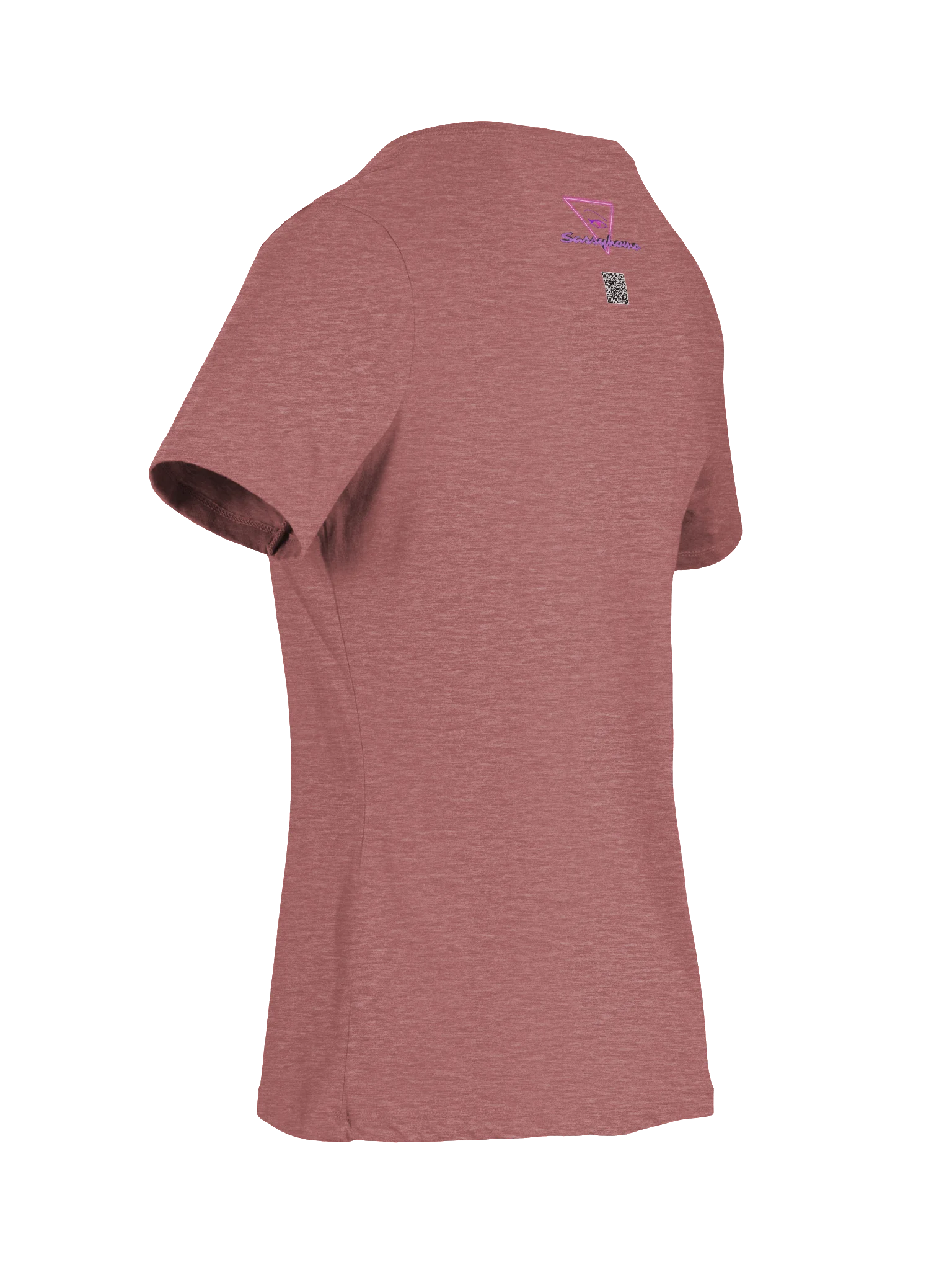 Mask-O-Lantern v-neck tee (black mask) product image (9)