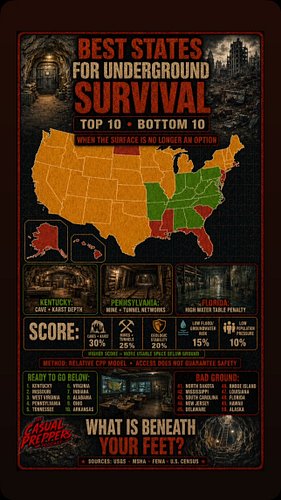 When the surface is no longer an option, how screwed is your state? 👀

Nuclear fallout. Extreme weather. Civil unrest. A prol...