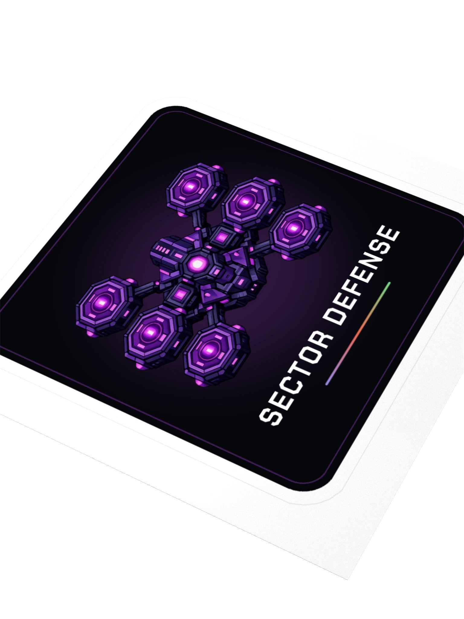 Sector Defense Violet Phantom Sticker product image (3)