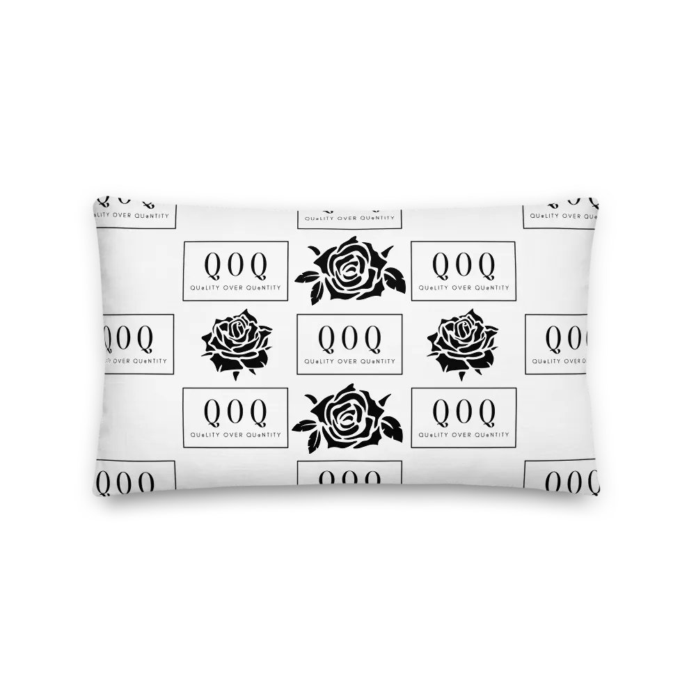 QoQ Rose Pillow (Black&White) product image (1)