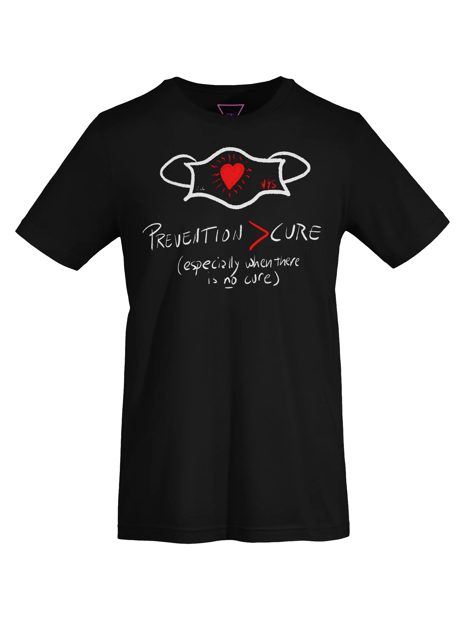 Prevention > Cure tee product image (5)