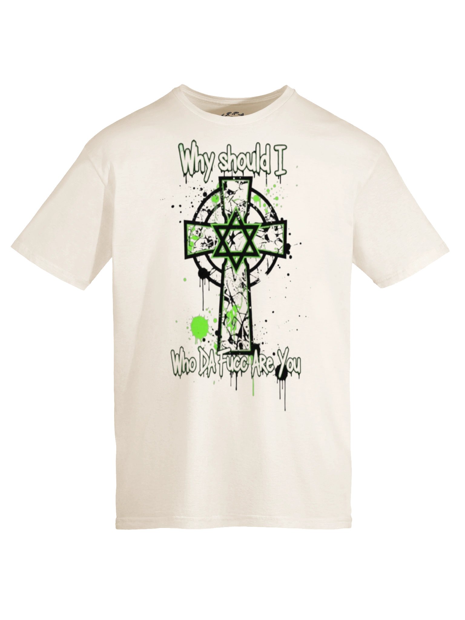 Why Should I. Who Da Fucc Are You. | Graffiti Relax Fit Tee product image (5)