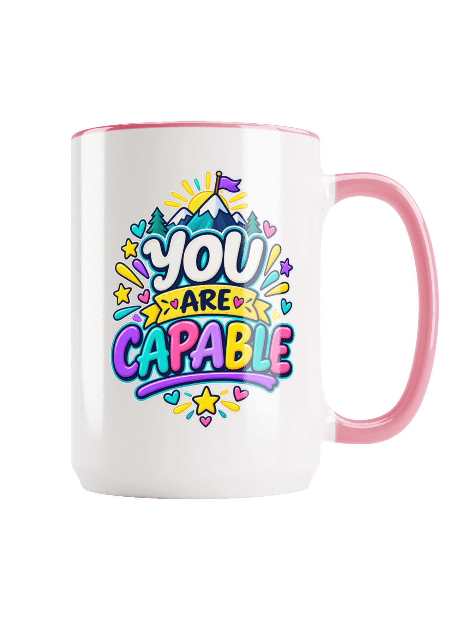 15 oz. Inspirational Mug - You Are Capable product image (1)