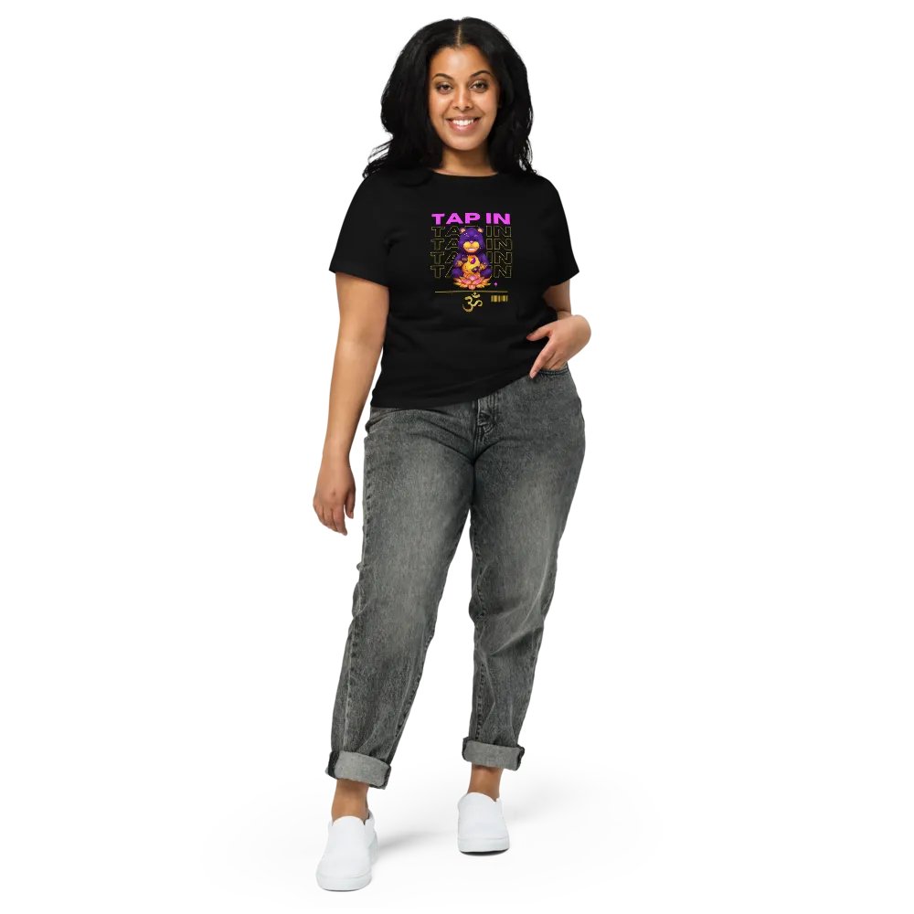 Zen Bear Meditation High-Waisted Tee product image (3)