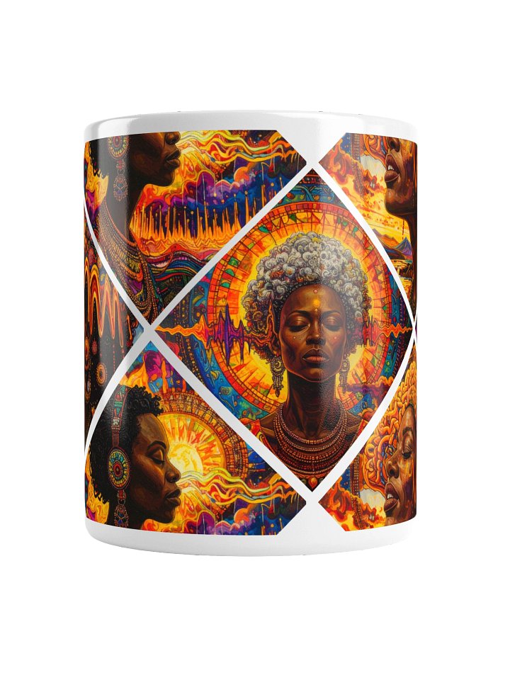 Psychedelic Black Women Collage Mug product image (3)