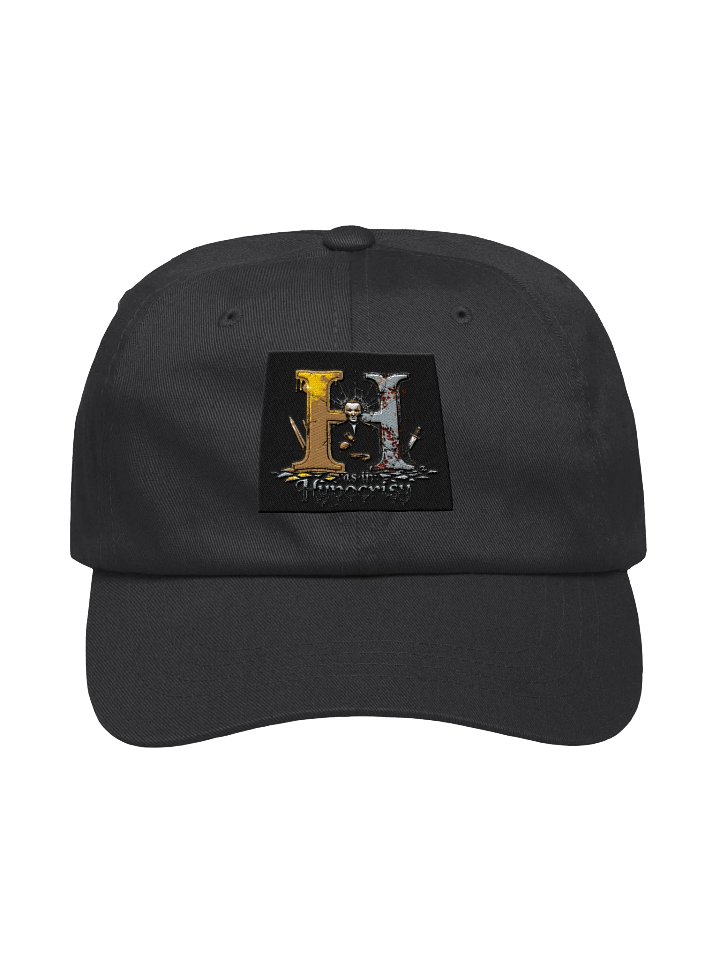 H as in hypocrisy classic hat by dark alphabet product image (1)