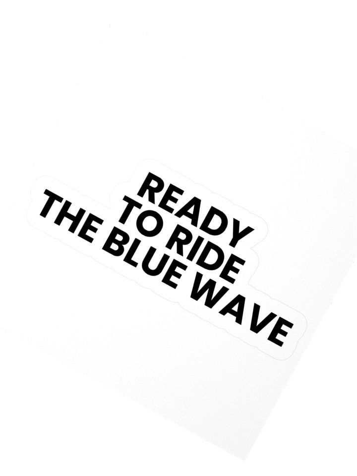 Blue Wave Stickers Choice of Three Sizes product image (6)