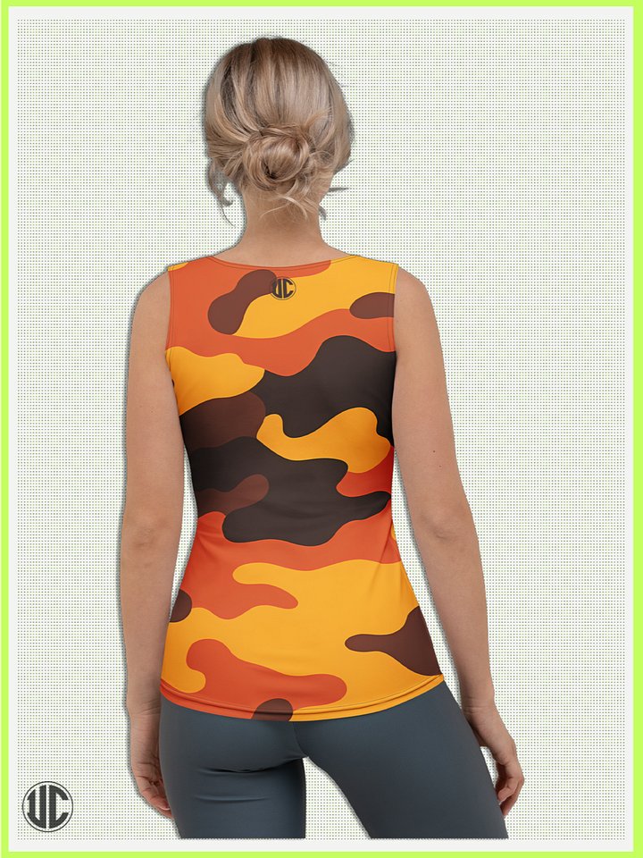 Savage Sunset Orange Camo – Women’s Tank Top product image (2)