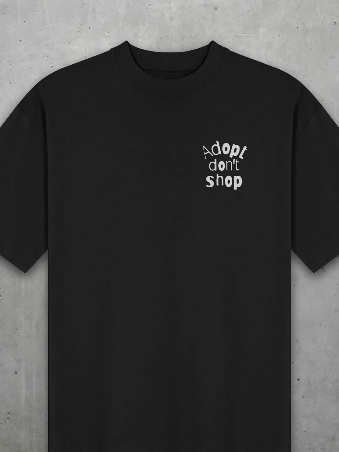 Adopt Don't Shop Oversized Tee product image (2)
