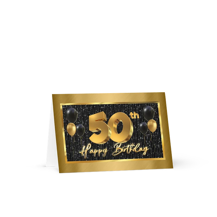 Happy 50th Birthday Card / Invitation product image (1)