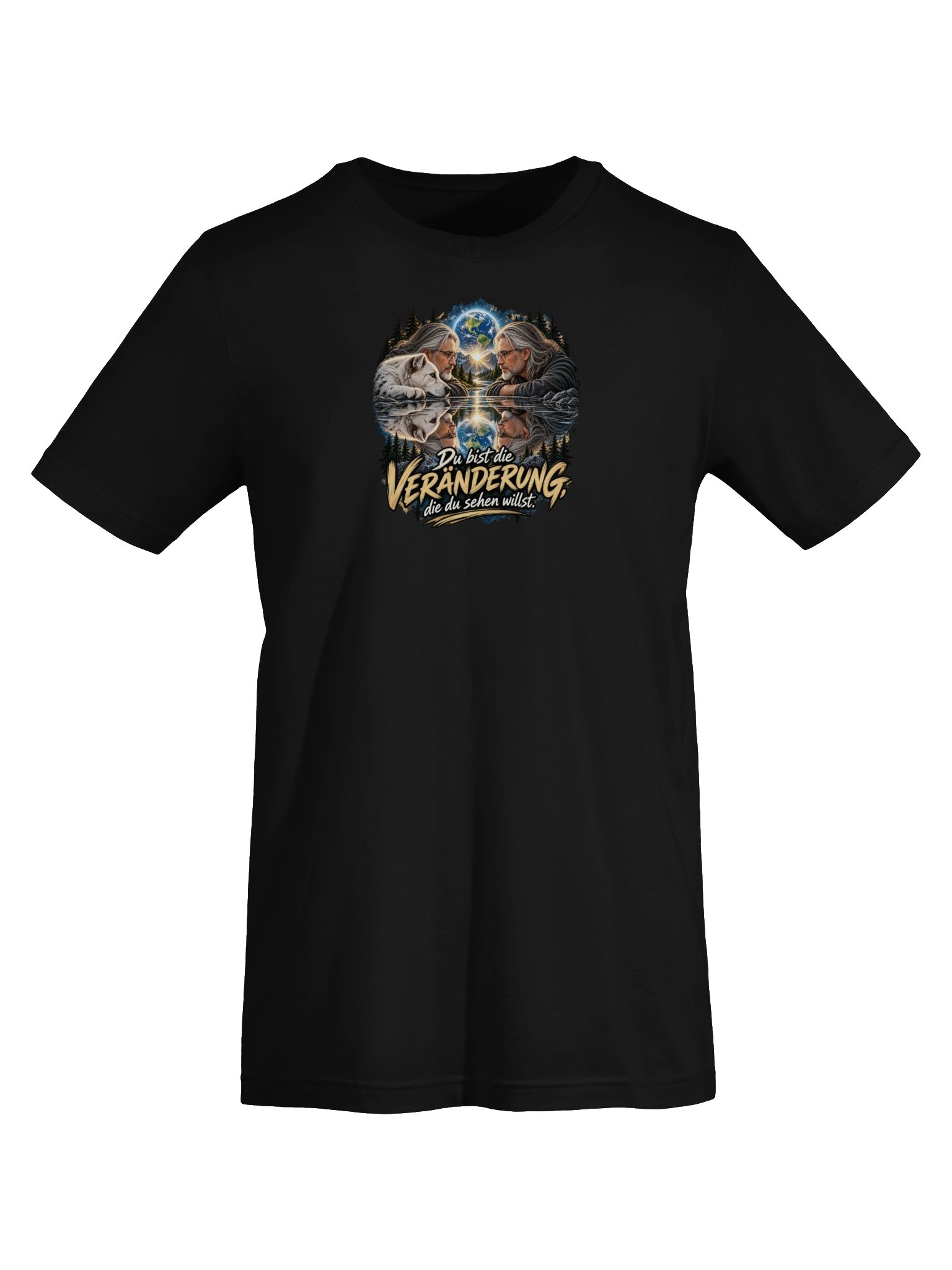 Du bist die Veränderung – Spiegelwelt I | Unisex-T-Shirt product image (13)