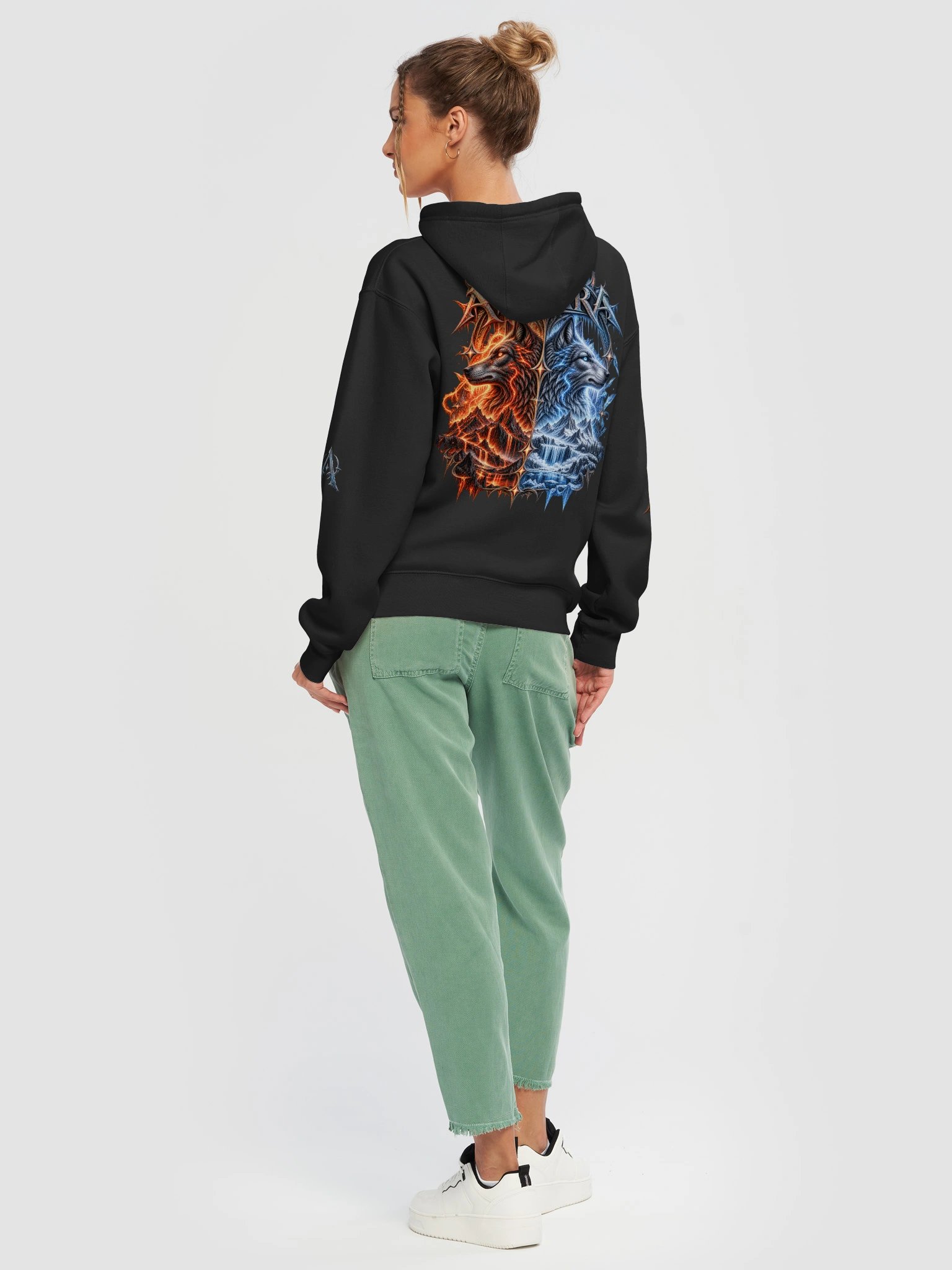 ASKVARA - Frost & Flame Wolves Hoodie product image (53)