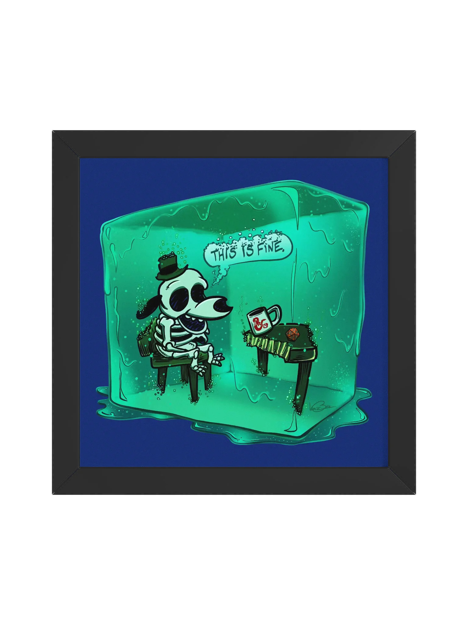 The Gelatinous Optimist | Framed Print product image (1)