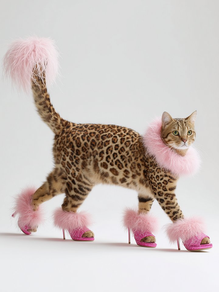 Glam Cat - High-Res Image Download product image (1)