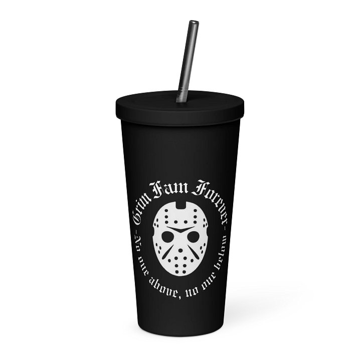 GRIM FAM - “CUP OF CHAOS” High-grade stainless steel Insulated Tumbler #1 - 20 oz (600 ml) product image (1)