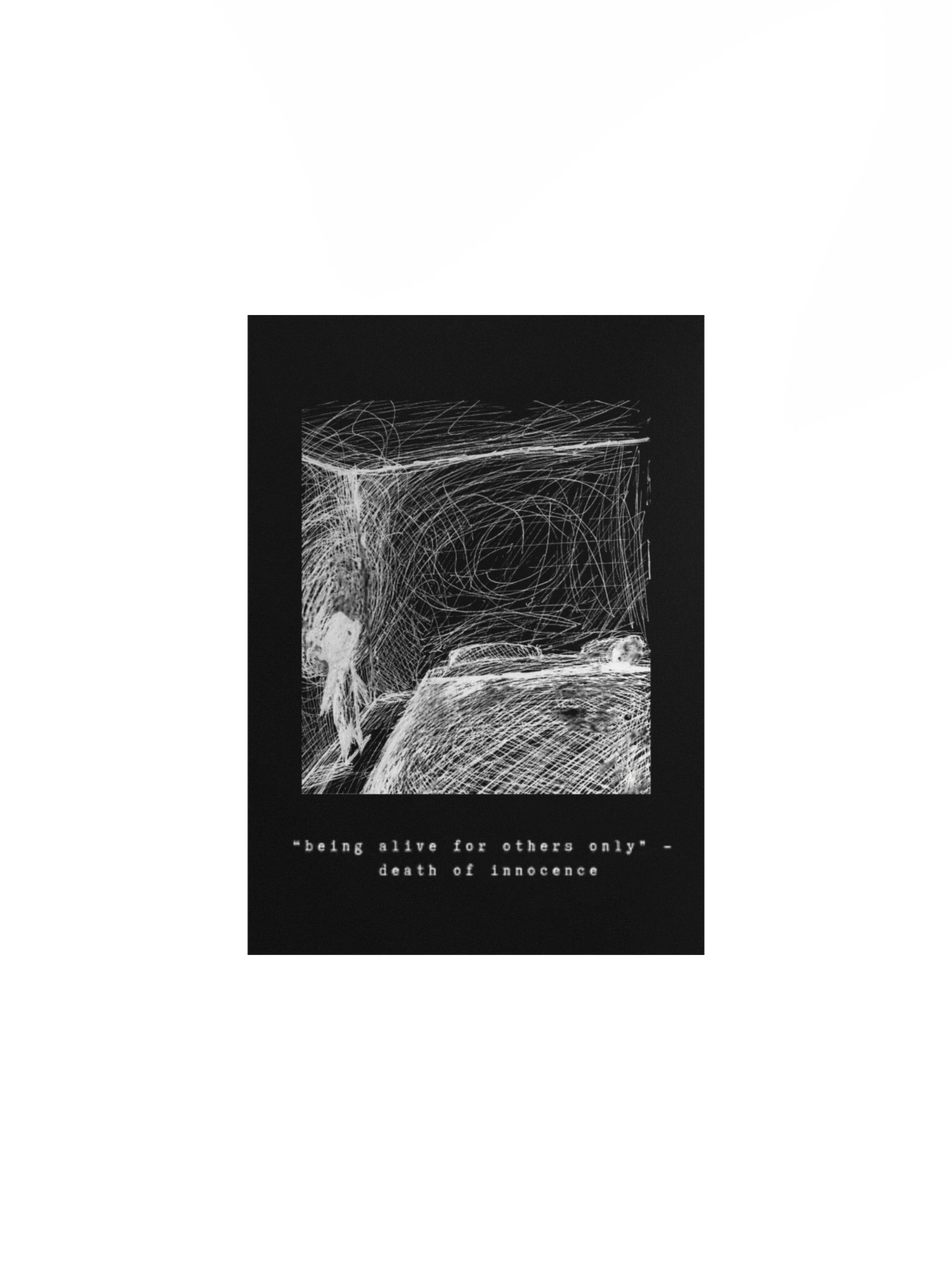 INVERTED being alive for others only print product image (1)