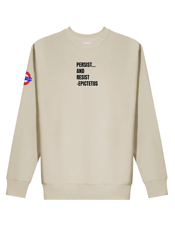 Persist and Resist Crewneck V1 - Black product image (1)