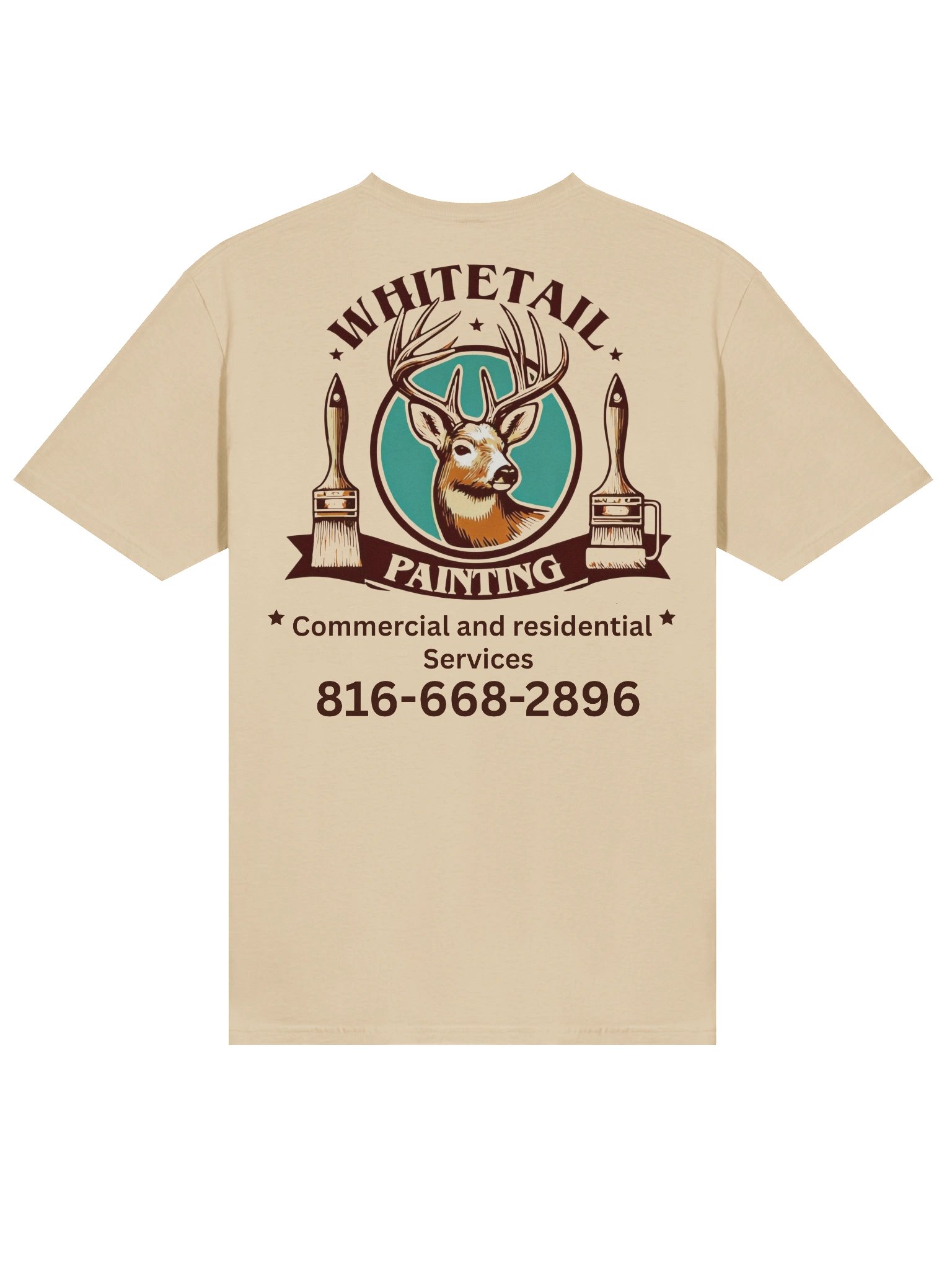 Whitetail Painting t-shirt product image (15)