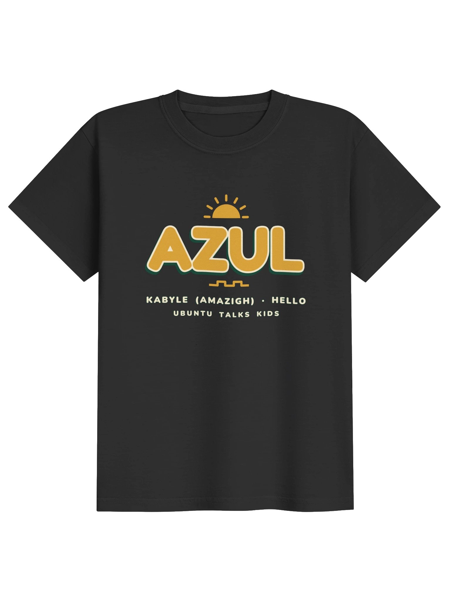 Little Greetings — AZUL | Kabyle (Amazigh) Kids Heavyweight Tee product image (1)