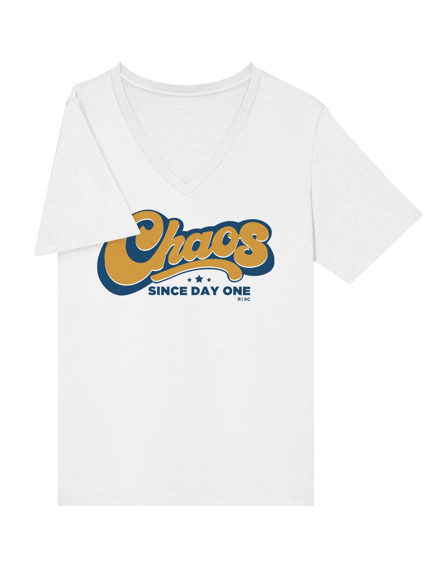 Chaos Since Day One V-neck T-shirt product image (5)
