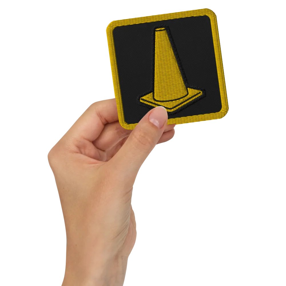 Cone Embroidered Patch product image (2)