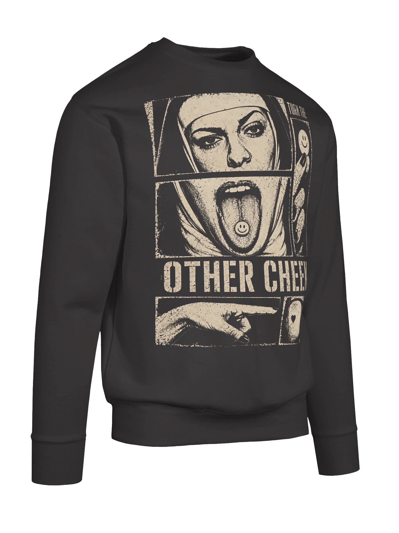 Turn the other cheek premium sweatshirt product image (10)