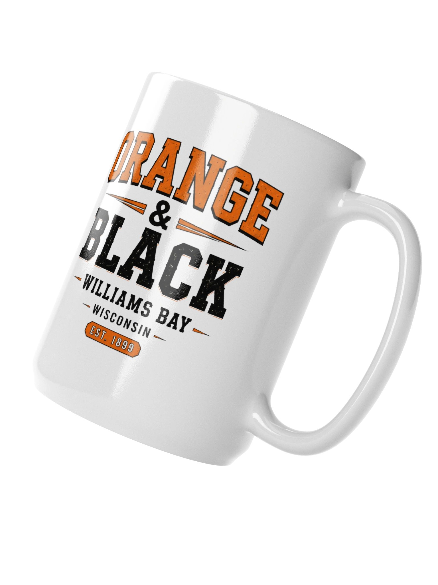 Orange & Black 15oz Mug product image (4)